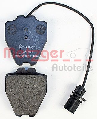 METZGER 1170364 Bremsbelagsatz, Scheibenbremse